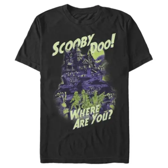 Men's Scooby Doo Haunted House T-Shirt image {4}