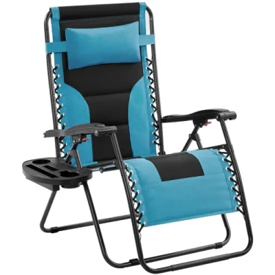 Yaheetech 29in Padded Outdoor Zero Gravity Chair image {8}