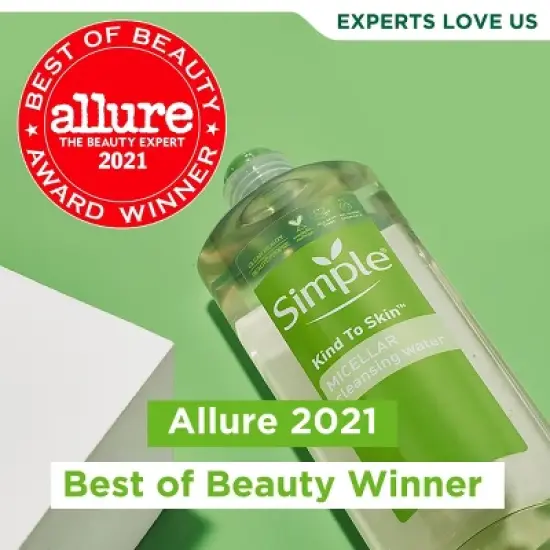 Simple Micellar Cleansing Water - Unscented - 13.5 fl oz image {7}