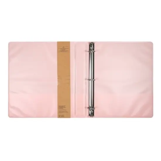 Yoobi Evolve 1" D-Ring Binder 220 Sheet Capacity Peachy Yellow Ombre image {2}