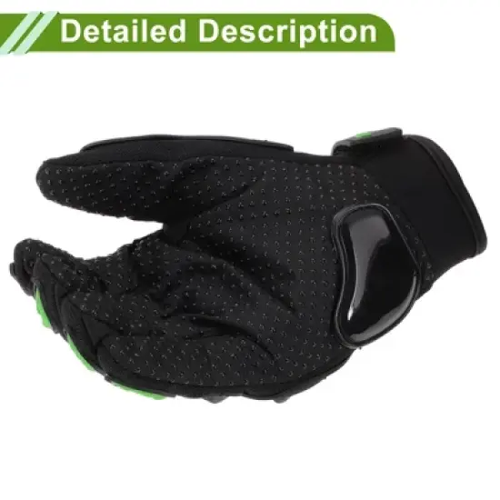 Unique Bargains Motorcycle Gloves Breathable Full Finger Gloves Nylon Outdoor Gloves 1 Pair image {3}
