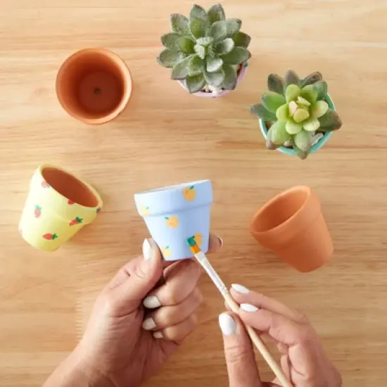 Juvale 10-Pack 2-Inch Mini Terracotta Pots with Drainage Holes for Succulents, Plants, Herbs, and Flowers, Small Clay Pot Planters image {3}