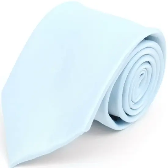 Men's Classic Solid Color Wedding Neck Tie image {42}