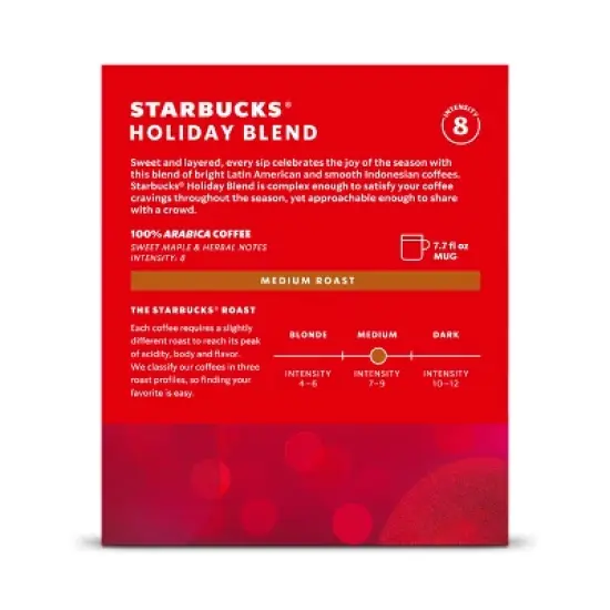Starbucks Nespresso VL Holiday Variety Pack 24Ct image {3}
