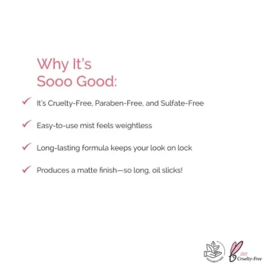 Elizabeth Mott Thank Me Later 3-in-1 Dewy Setting Spray - Hydrating & Long-Lasting Makeup Setting Spray with Niacinamide - 95ml image {4}