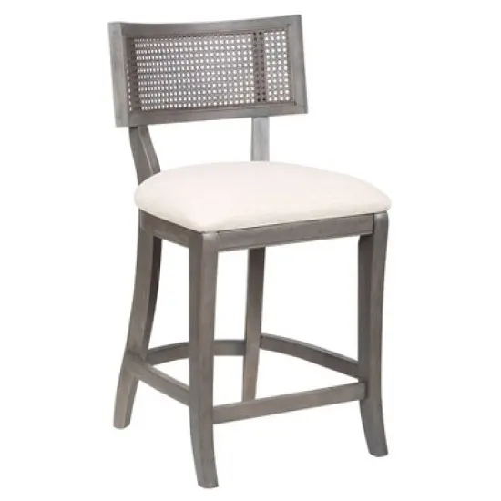 Roben Woven Cane Back Counter Height Barstools - HOMES: Inside + Out image {8}