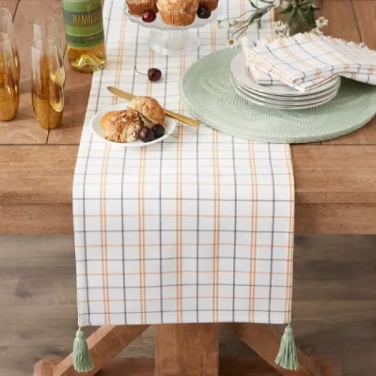 Dii Gather Fall Squash Reversible Table Runner 14X72 image {10}