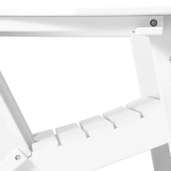 WestinTrends Nantucket Outdoor Patio HDPE Resin Adirondack Chair With Cup Holder and Phone Holder image {13}