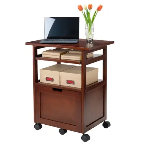 Piper Printer Stand Walnut - Winsome image {6}