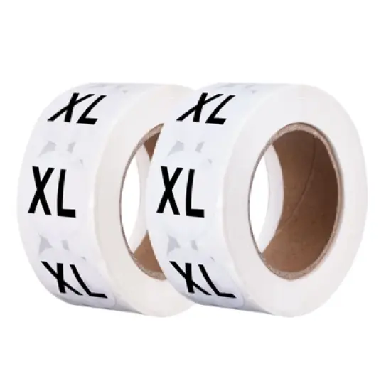 Unique Bargains Self-Adhesive Kids Clothing Size Sticker Labels 2 Rolls 1000 Pcs image {6}