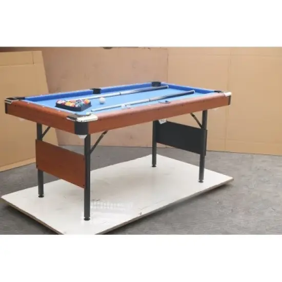 Pool table, Billiard table, game table, Children's game table, table games,family movement, blue image {5}