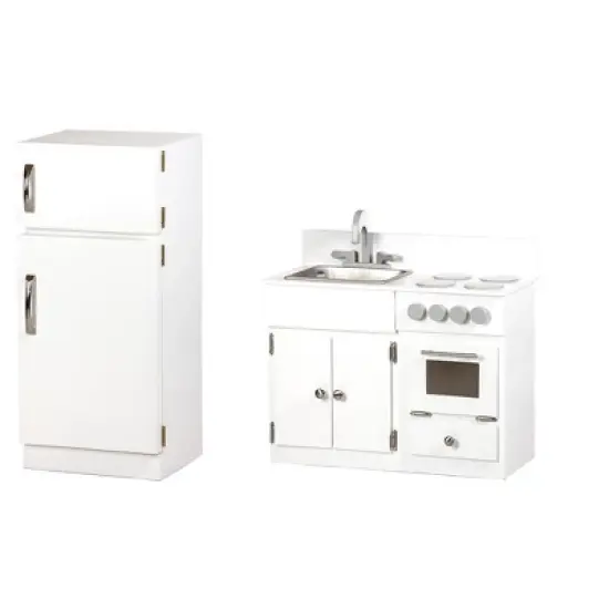 Remley Wooden Sink/Stove & Refrigerator Kitchen Playset CPSIA Kid Safe Finish - Ships Assembled image {10}