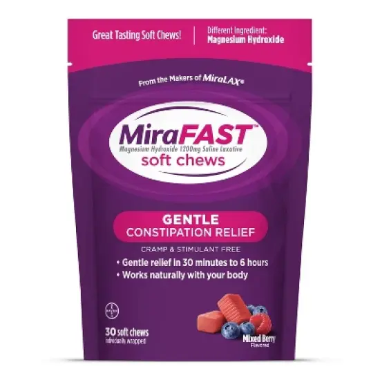 MiraFAST Digestive Soft Chews from the Makers of MiraLAX - 30ct image {7}
