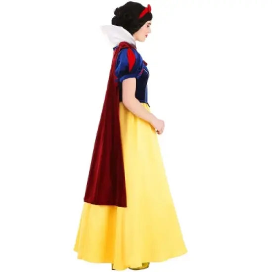 HalloweenCostumes.com Disney's Snow White Costume for Women, Adult Magical Princess Classic Yellow Bodice and Skirt image {6}