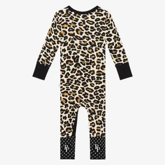 Infant Lana Leopard Convertible One Piece - Posh Peanut image {2}