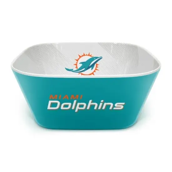 NFL Miami Dolphins Large Party Bowl image {1}