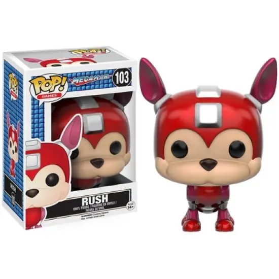 Funko Mega Man Funko POP Vinyl Figure Set: Rush and Dr. Wily image {2}