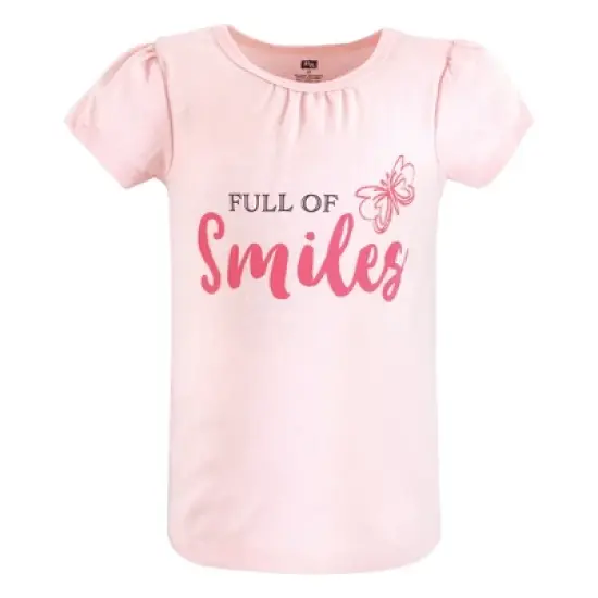Hudson Baby Infant and Toddler Girl Short Sleeve T-Shirts, Be Kind image {5}
