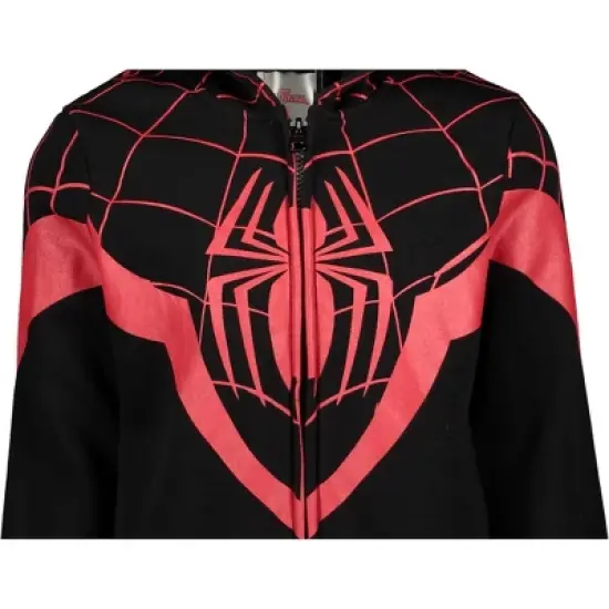 Marvel Spider-Man,Spider-Verse Fleece Zip Up Hoodie Toddler image {8}