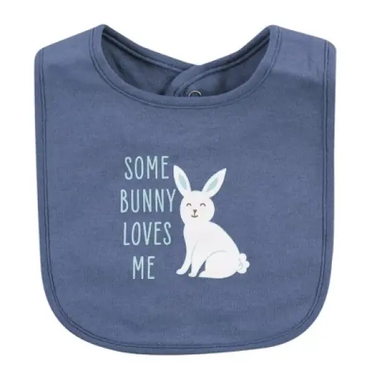 Hudson Baby Infant Boy Cotton Bibs, Bacon My Heart, One Size image {3}