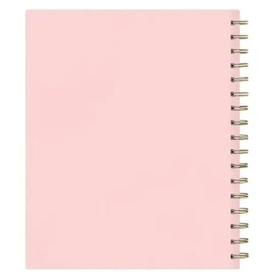 Day Designer 2024 Planner 7"x9" Weekly/Monthly Faux Leather Blush image {13}