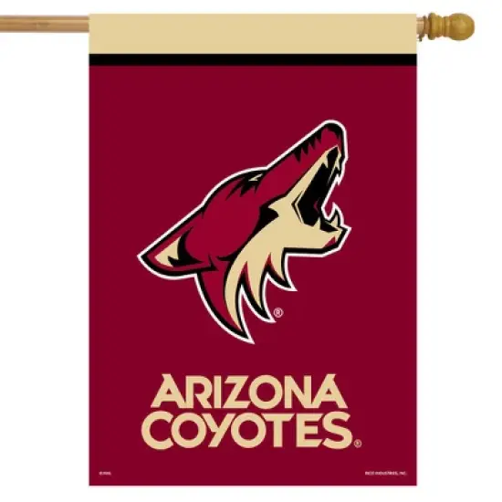 Briarwood Lane Arizona Coyotes House Flag NHL Licensed 28" x 40" image {1}