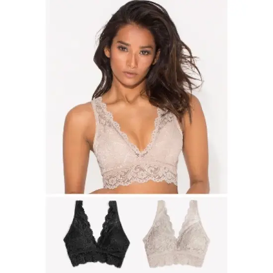 Smart & Sexy Signature Lace Deep V Bralette image {7}