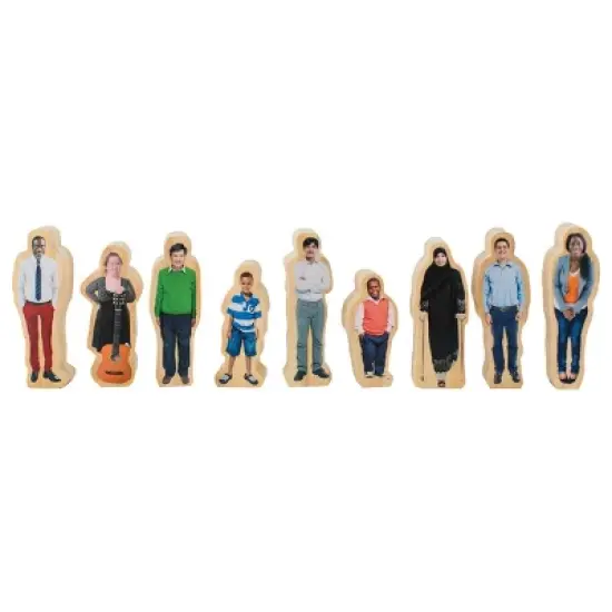 Learning Advantage Everyone's Family Wooden People - 26 pcs image {1}