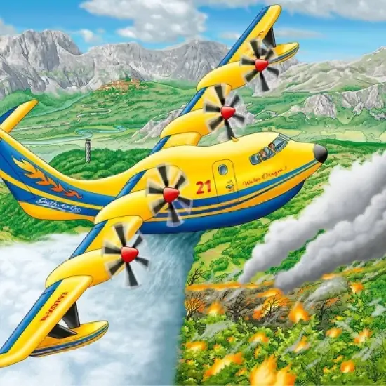Ravensburger Above the clouds Jigsaw Puzzle Set - 3 x 49pcs image {2}