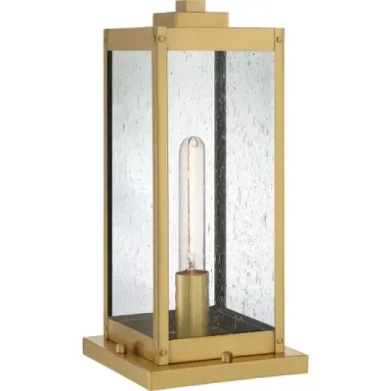 Quoizel Lighting Westover 1 - Light Post Light in  Antique Brass image {4}