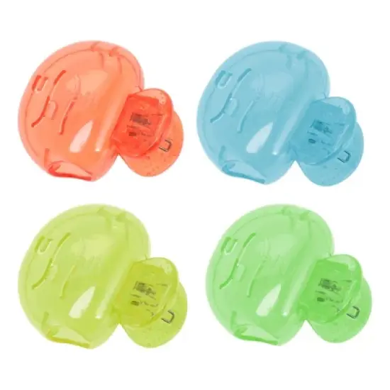 Unique Bargains Fish-shaped Toothbrush Covers 4 Pcs image {5}