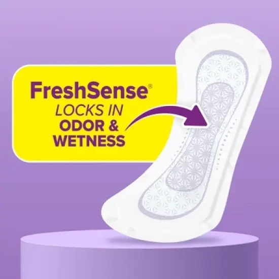 Poise Daily Incontinence Liners - Long - 2 Drop Very Light - 81ct image {2}