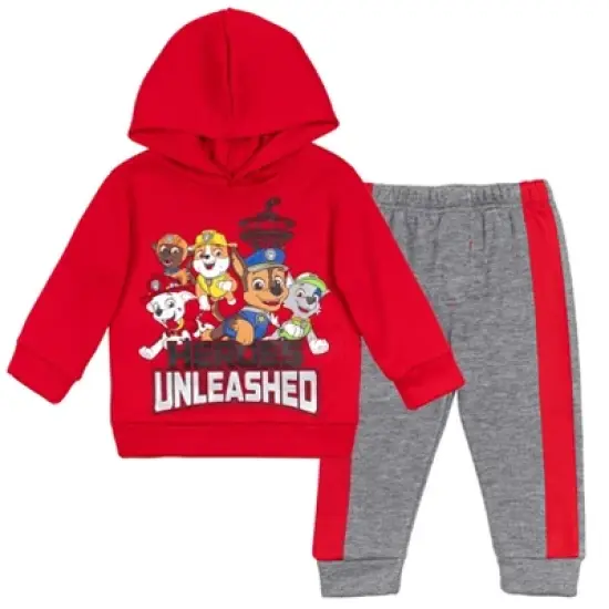 Paw Patrol Rocky Zuma Rubble Fleece Pullover Hoodie and Jogger Pants Outfit Set Toddler image {8}