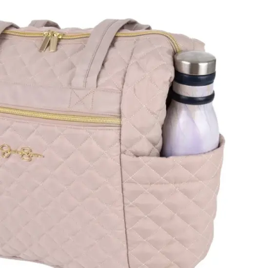 Jessica Simpson Quilted Tote - Taupe image {7}