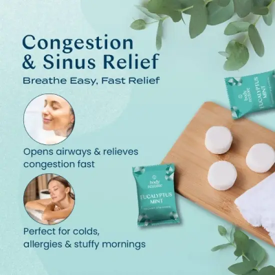 Body Restore Shower Steamers with 100% Natural Essential Oil - 2oz/2ct image {5}