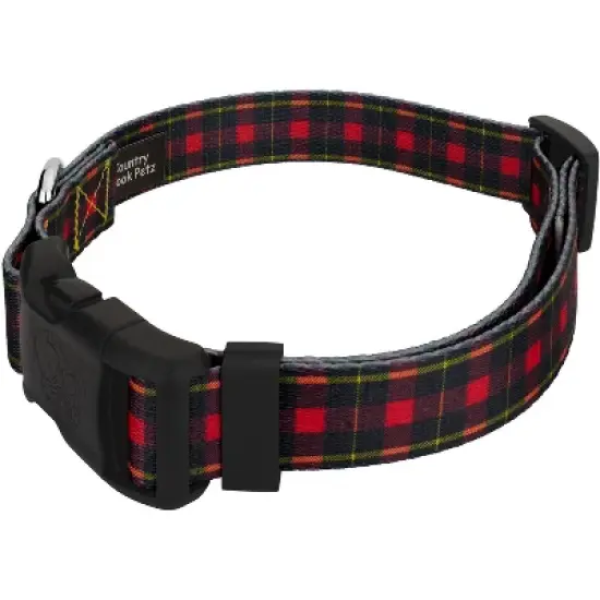 Country Brook Petz Deluxe Buffalo Plaid Dog Collar and Leash image {1}