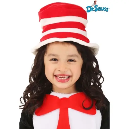 HalloweenCostumes.com    Dr. Seuss Cat in the Hat Costume Hat for Toddlers, Red/White image {1}
