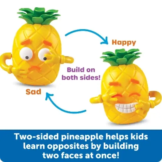 Learning Resources Big Feelings Pineapple: Educational Emotions Development Toy for Preschool, 30 Plastic Pieces image {3}