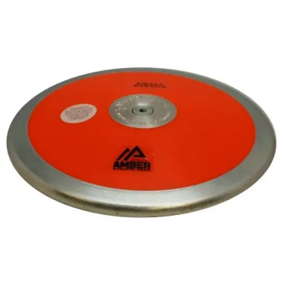 Amber Fight Gear SwiftTrack 80% Rim Weight Discus IAAF Certified for Superior Track & Field Training, Available in 1kg, 1.6kg, and 2kg image {1}