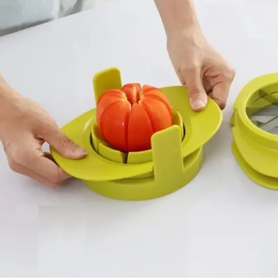 Cheer Collection 3-in-1 Fruit and Vegetable Slicer and Corer image {1}