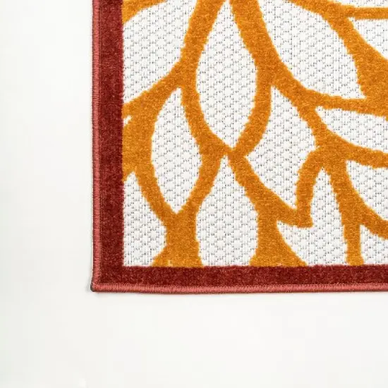 Minori Floral Indoor/Outdoor Runner Rug - JONATHAN Y image {5}