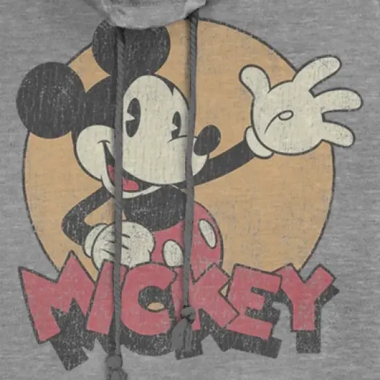Junior's Mickey & Friends Retro Mickey Mouse Cowl Neck Sweatshirt image {1}