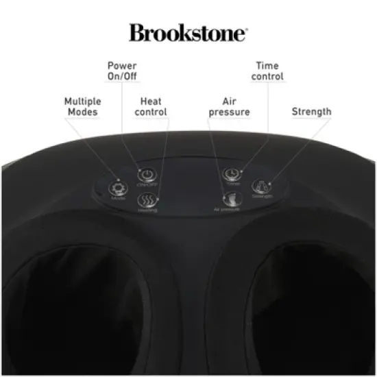 Brookstone Shiatsu Foot Massager with Heat & Air Compression image {4}