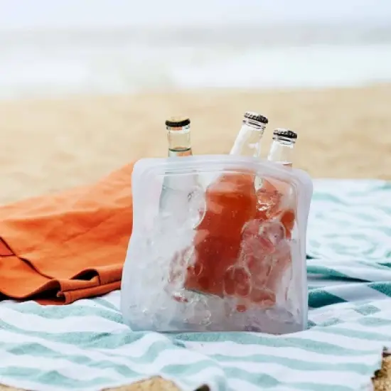 Stasher Reusable Food Storage Stand-up Mega Bag - Clear image {4}