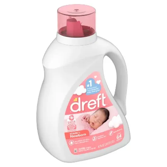 Dreft Liquid Newborn Laundry Detergent - 92 fl oz image {7}