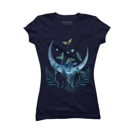 Junior's Design By Humans Moth - Hand By EpisodicDrawing T-Shirt image {4}