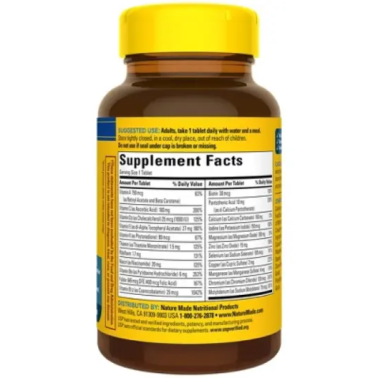 Nature Made Multivitamin For Him 50+ Tablets - 90ct image {1}