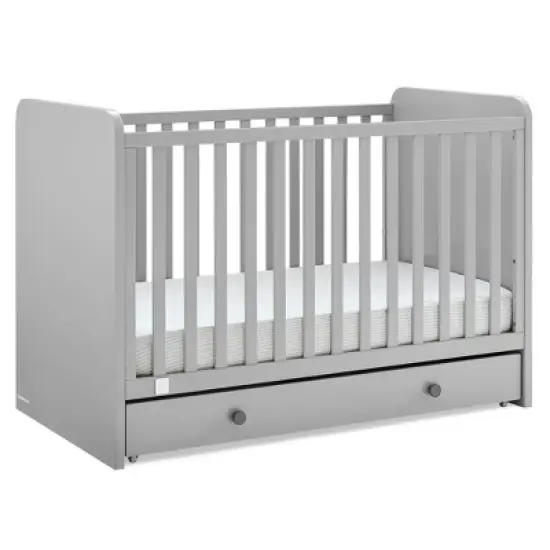BabyGap by Delta Children Graham 4-in-1 Convertible Crib with Storage Drawer - Greenguard Gold Certified image {3}