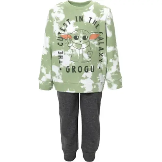 Star Wars The Child Fleece Pullover Sweatshirt and Pants Set Toddler image {3}