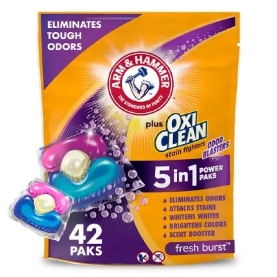 Arm & Hammer Plus OxiClean with Odor Blasters - 42ct/29.6oz image {15}